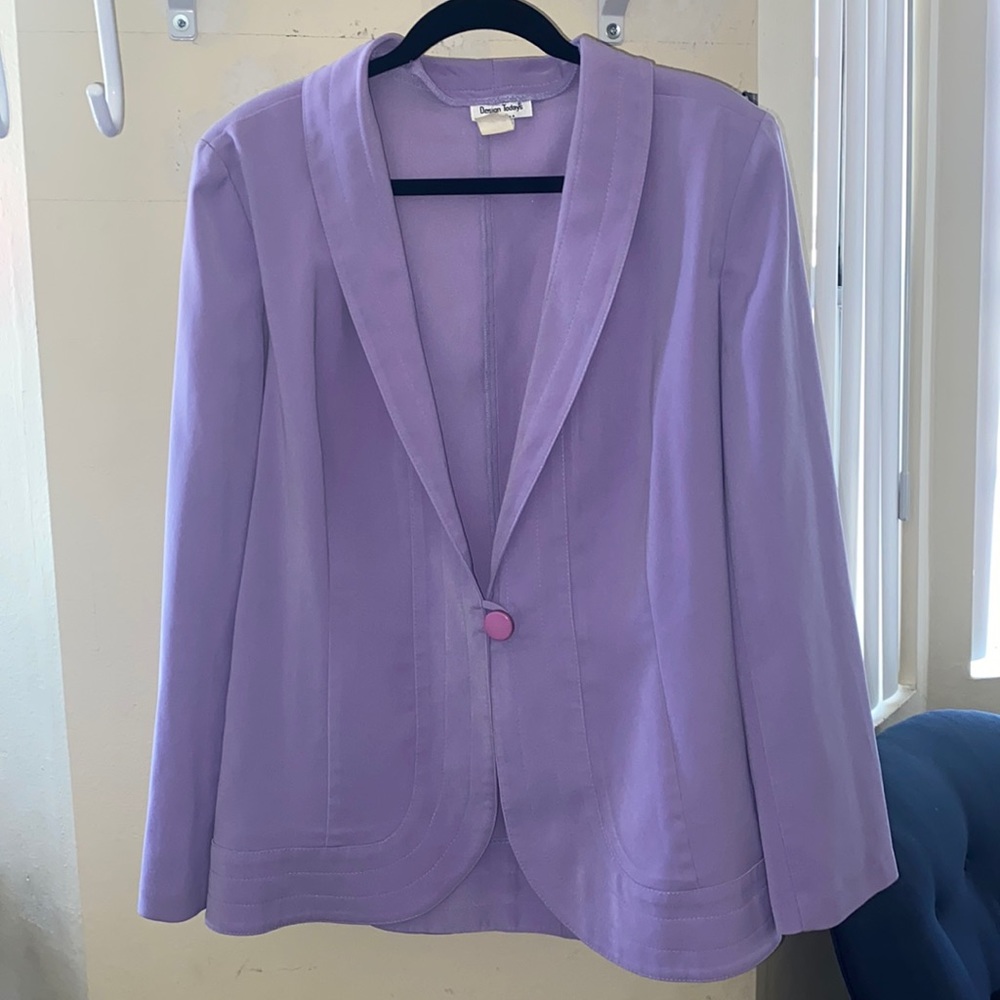 NWOT XL LAVENDER BLAZER
